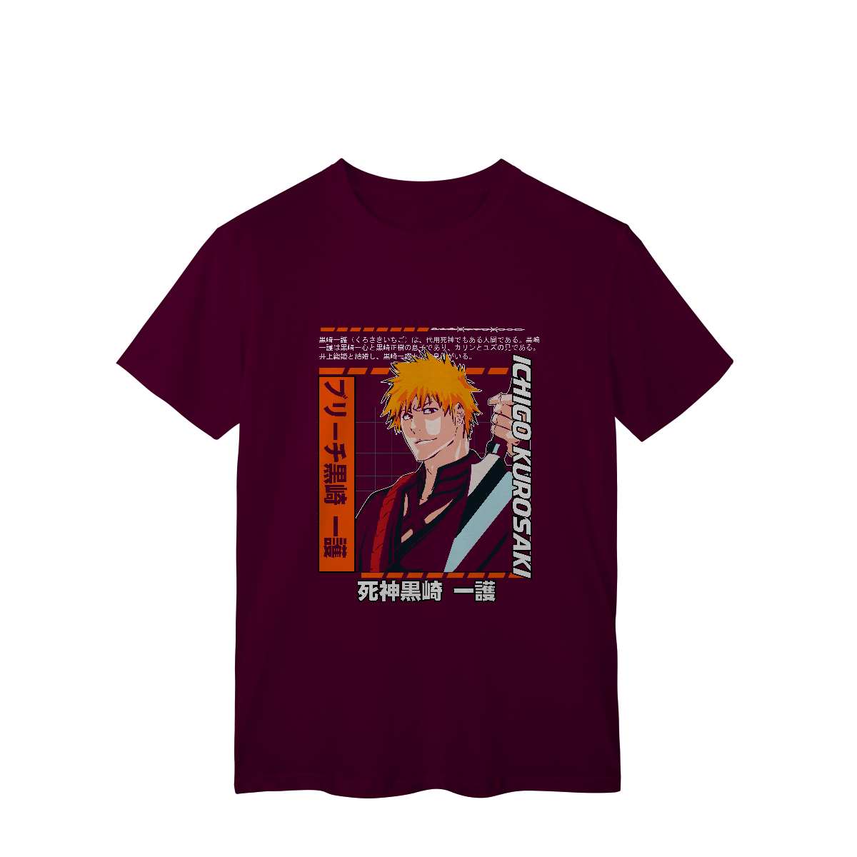 Camisa T-Shirt Classic Ichigo Kurosaki