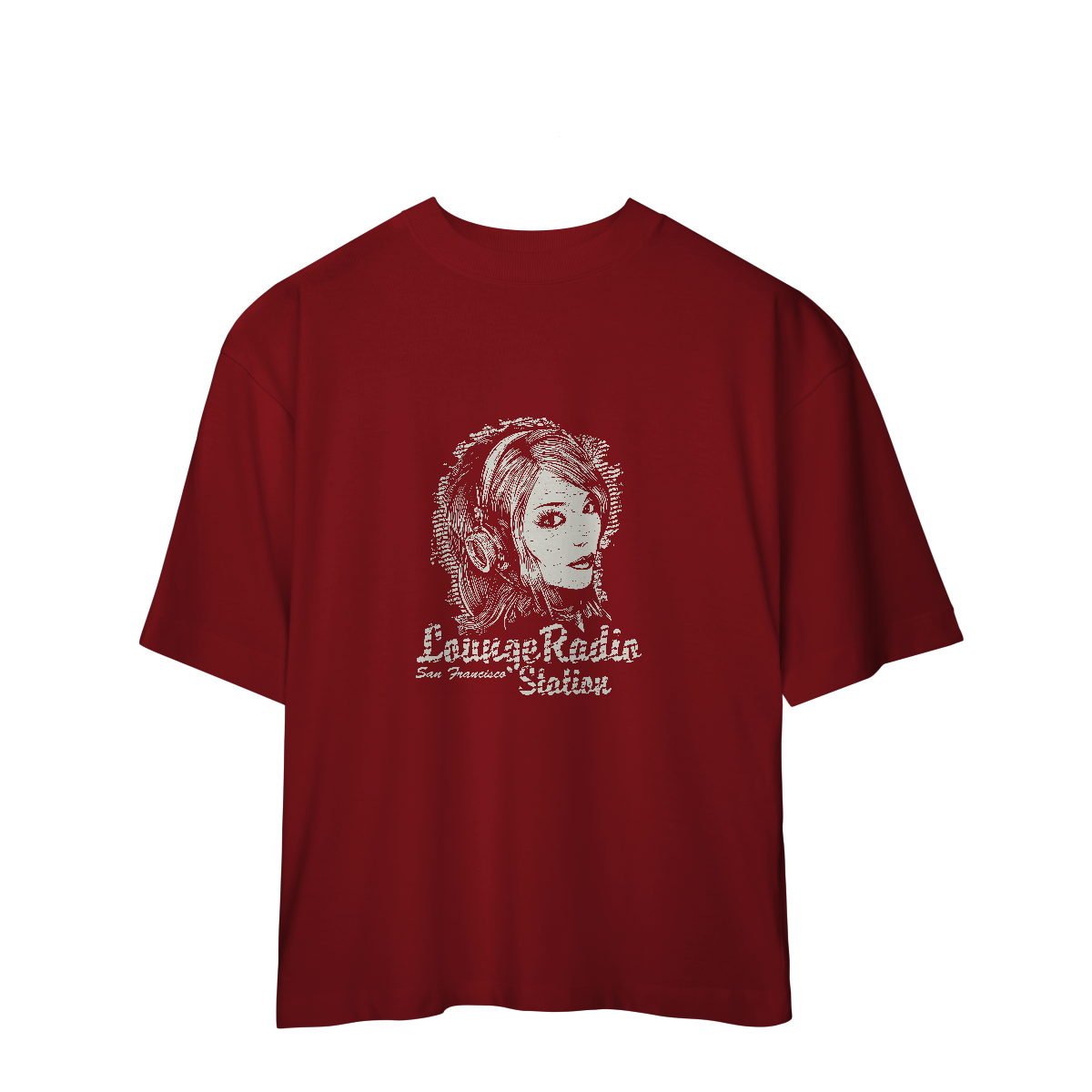 Camiseta Oversized Lounge Radio Station