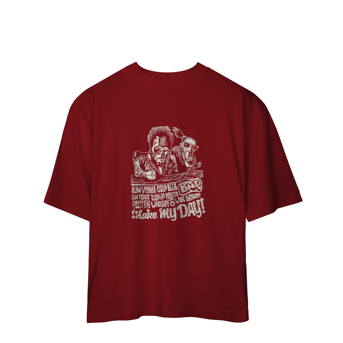 Camiseta Oversized Make My Day