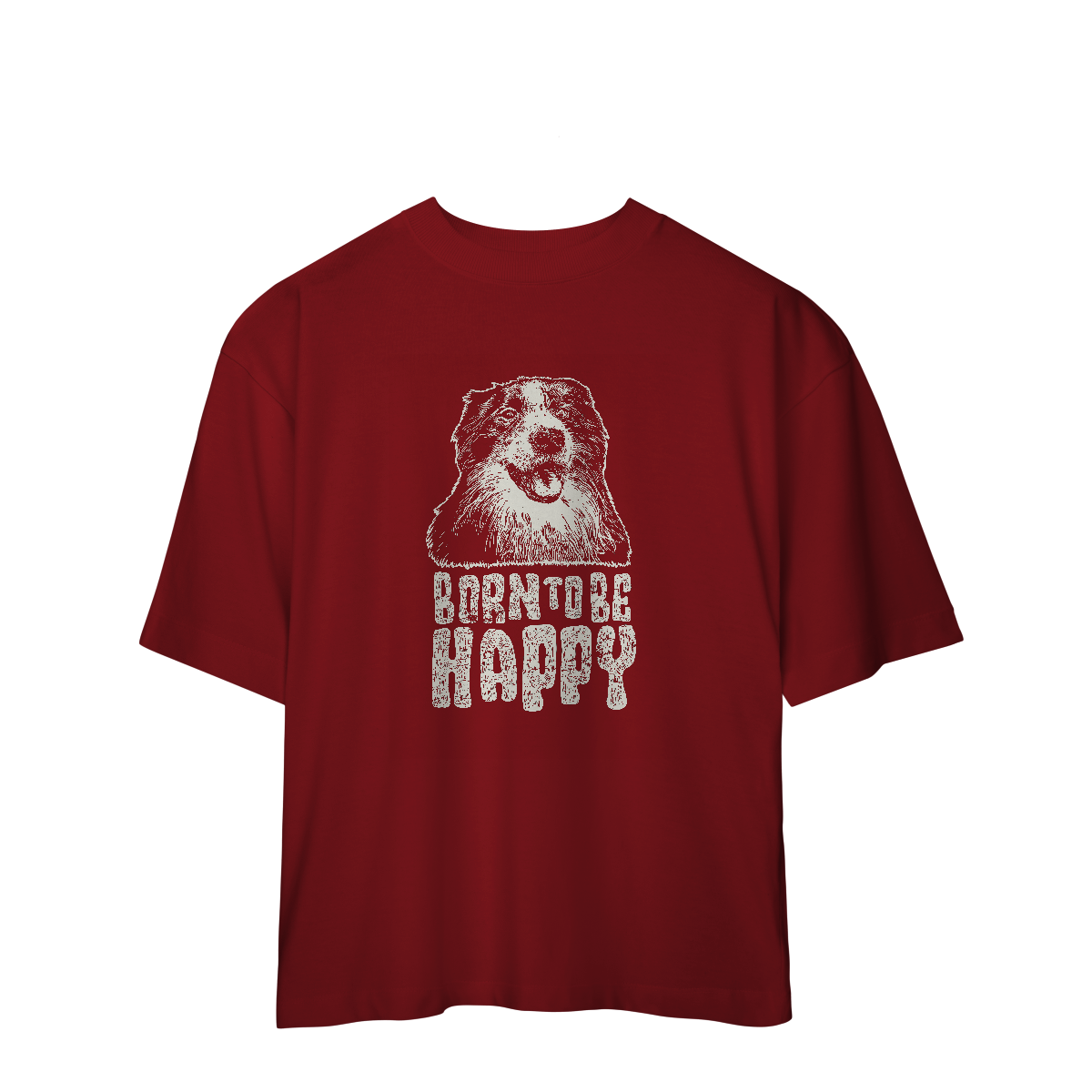 Camiseta Oversized Born To Be Happy