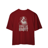 Camiseta Oversized Born To Be Happy