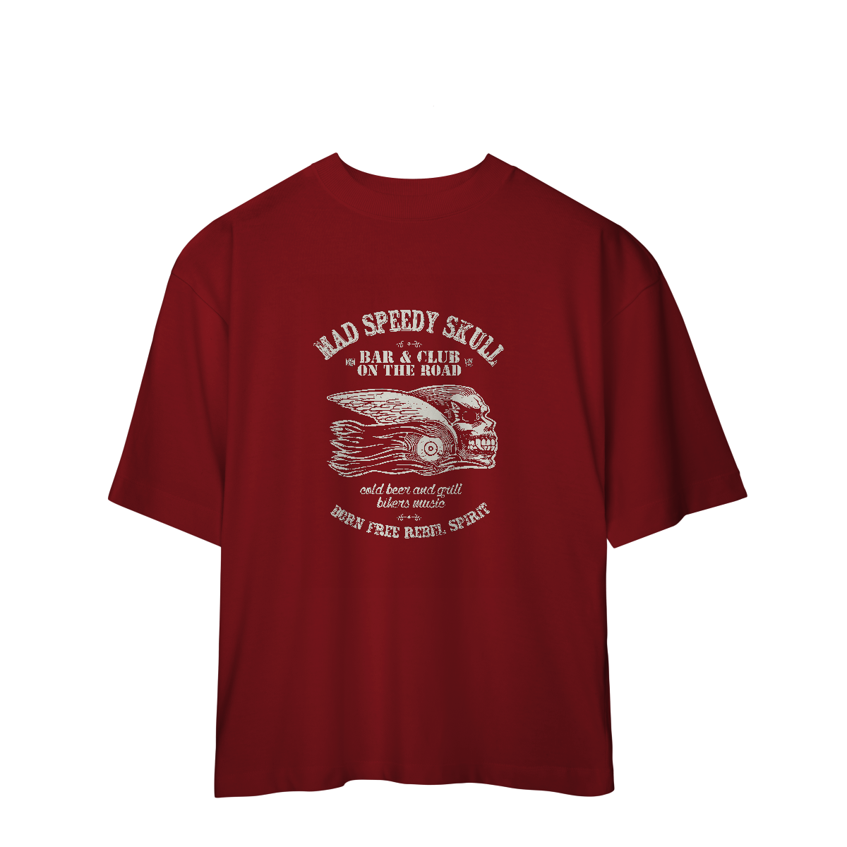 Camiseta Oversized Max Speedy Skull