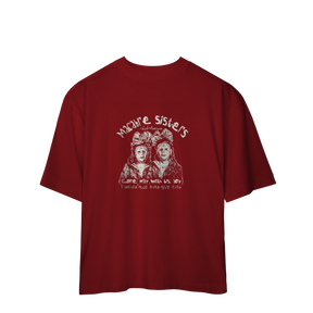 Camiseta Oversized Macabre Sisters