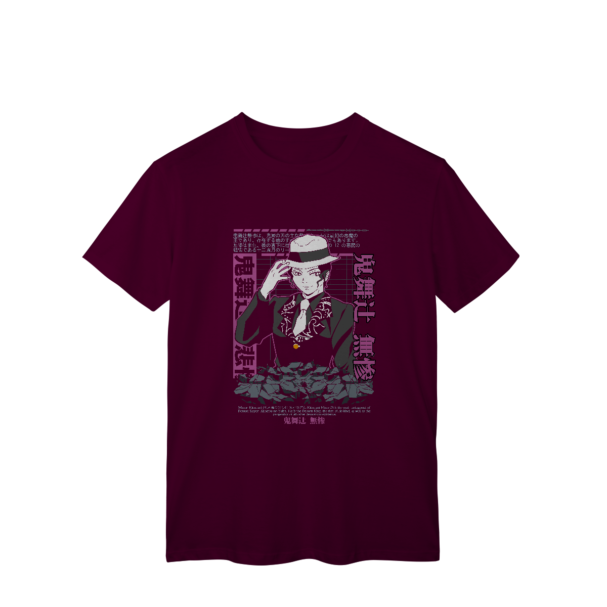 Camisa T-Shirt Classic Muzan Demon Slayer