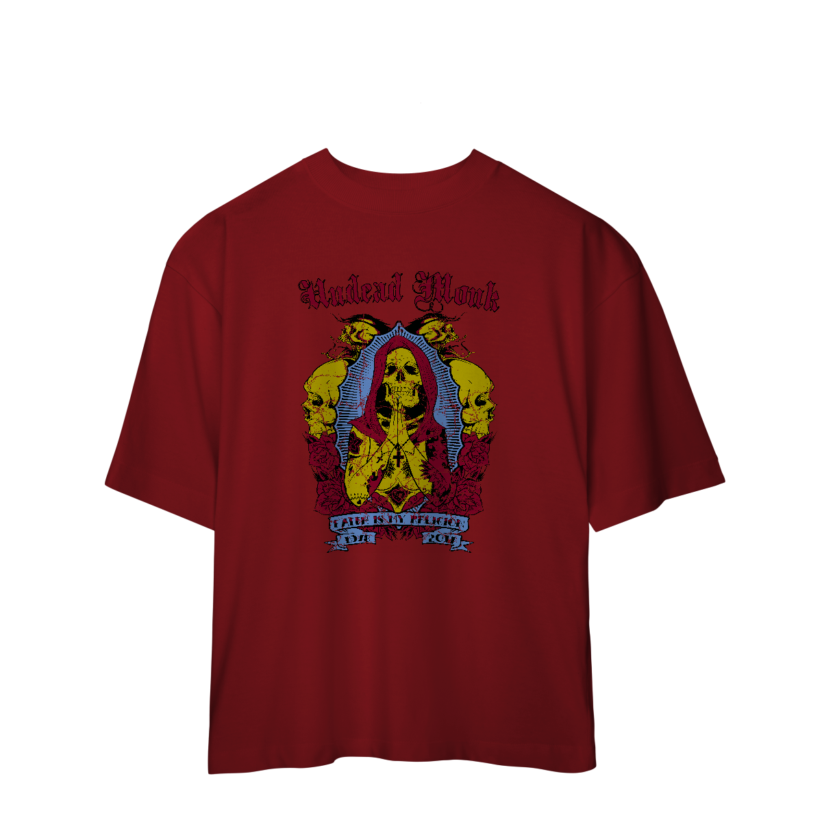 Camiseta Oversized Undead Monk