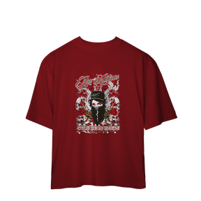 Camiseta Oversized Los Aztecas Cold Deads Hands