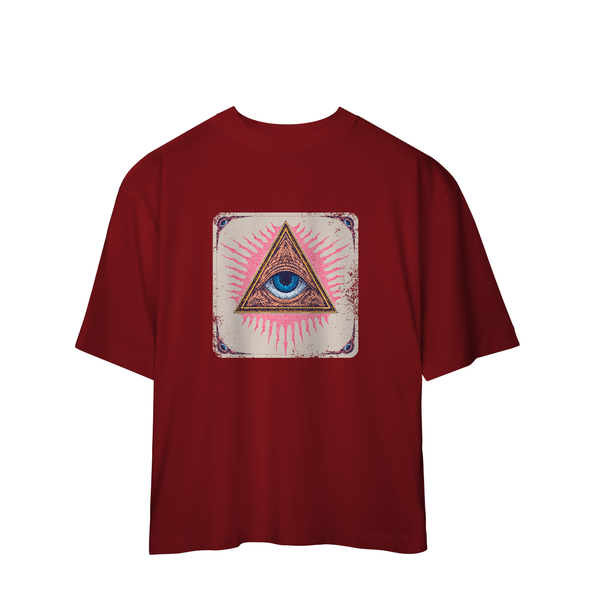 Camiseta Oversized All-seeing eye