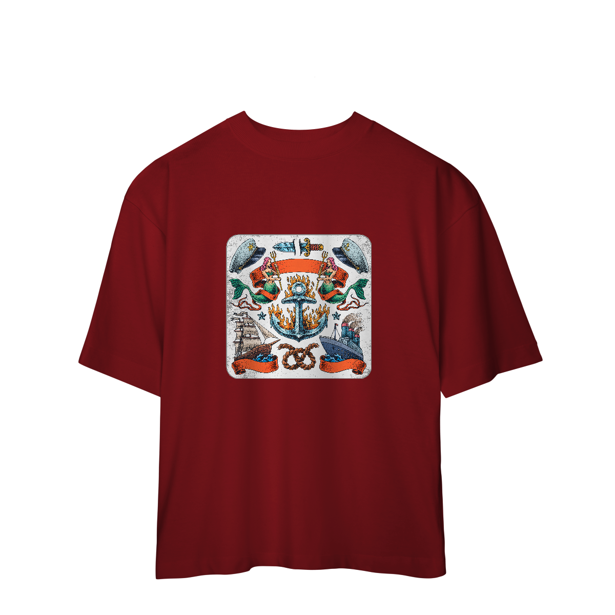 Camiseta Oversized Power of the sea