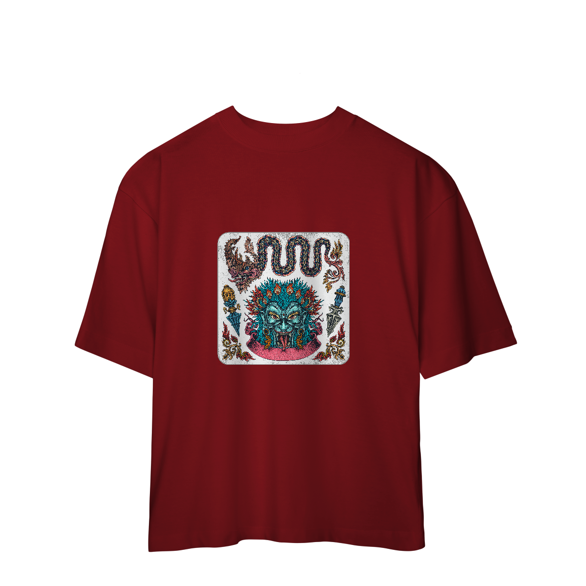 Camiseta Oversized Chinese Dragon